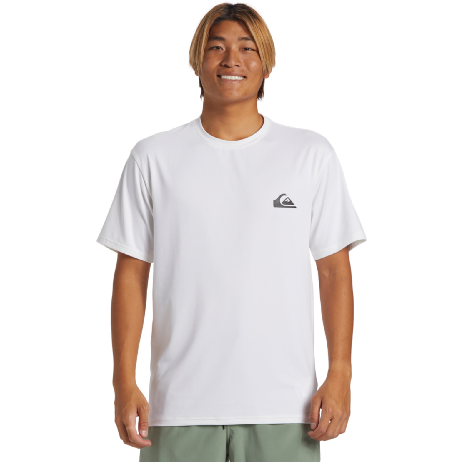 2026 Quiksilver Hommes Everyday Surf T-Shirt à Manches Courtes UPF AQYWR03135 - White